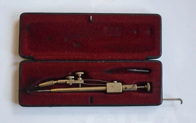 1960's RICHTER PRECISION Vintage German COMPASS Drafting Set with original box - Image 1 of 4