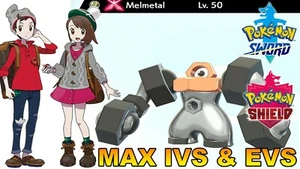 ✨SHINY GMAX MELMETAL MELMETAL SHINY SWORD SHIELD✨FAST TRADE✅ - Picture 1 of 6