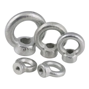 Ringmuttern verzinkt Stahl Augenmuttern M6 M8 M10 M12 M16 Metrisch Ösenmuttern - Bild 1 von 8