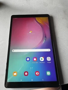 Samsung Galaxy Tablet Tab A T510 Black 32GB Wifi - Marks On Screen - Picture 1 of 6