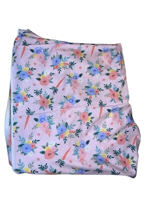 Tela de estudio Brother Sister Design flores rosas zanahoria primavera Pascua 5,5 yardas Foto 1 de 3