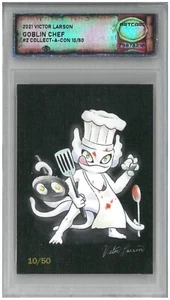 2021 VICTOR LARSON Metazoo GOBLIN CHEF 10/50 Collect-A-Con 💎Art Card - Picture 1 of 2