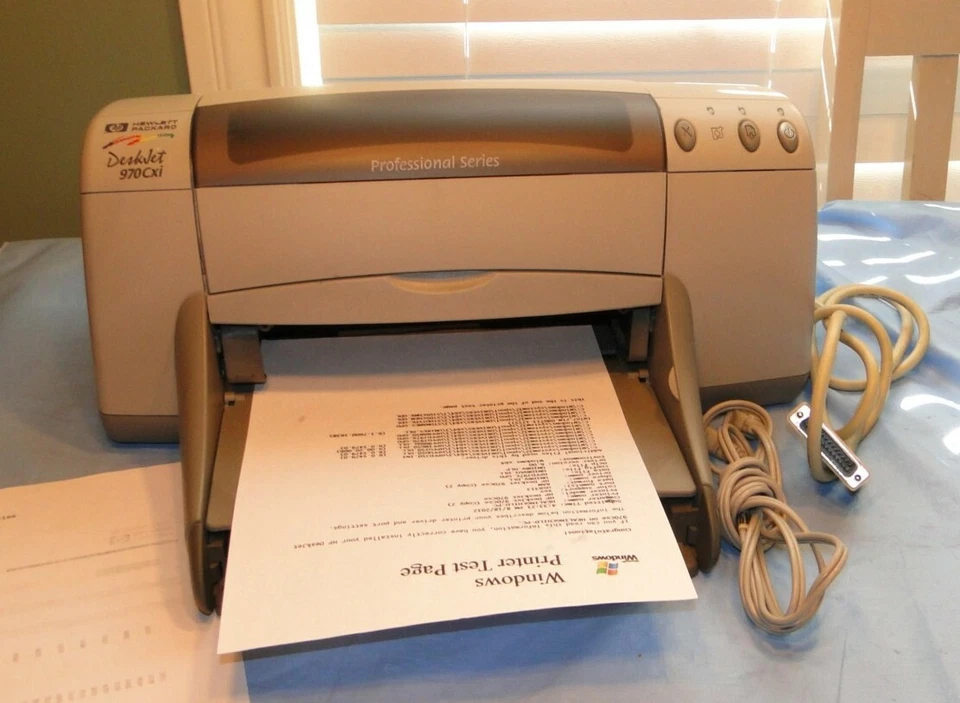 HP Deskjet 970Cxi Professional Series Inkjet Printer w Duplexer. NICE!!! - Image 1 of 1