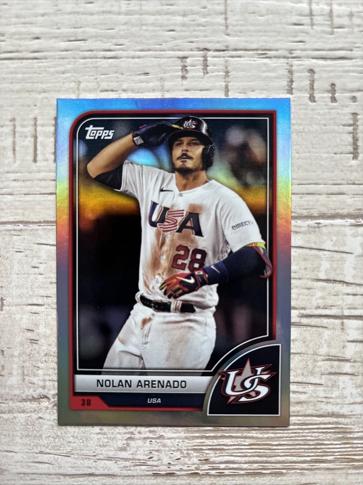 2023 Topps World Baseball Classic Nolan Arenado Base Card #49 USA - Image 1 of 1