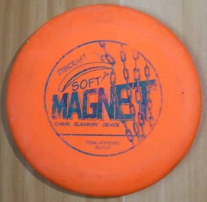 Discraft Soft Magnet 4 Chain PFN (Orange, 175g) - Vintage Putter Disc Golf - Picture 1 of 6