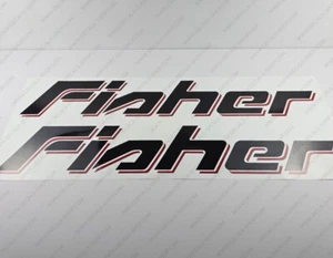 FISHER BOAT LOGO DECALS STICKERS Set of 2 36" LONG - Picture 1 of 5