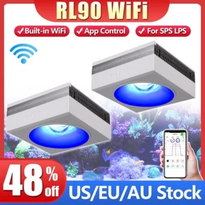 PopBloom LED Reef Aquarium Light RL90 WiFi for 48" 120cm Marine Coral Reef Tank - Picture 1 of 11