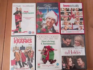 Christmas 6 DVD Collection. Incl Christmas Vacation, Love Actually, The Holiday - Picture 1 of 1