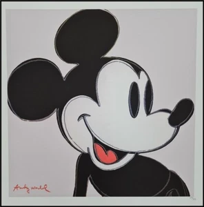 ANDY WARHOL * Mickey Mouse * lithograph *50x50 cm*limited # xx/500 CMOA signed - Bild 1 von 8