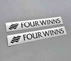 Juego de 2 calcomanías calcomanías de vinilo Four Winns Boat - Imagen 1 de 5