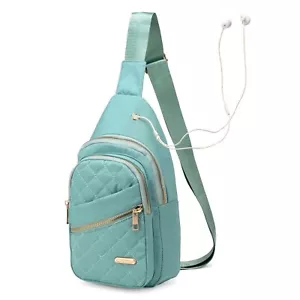 Crossbody Small Sling Backpack Sling Bag for Women Men Chest Bag Daypack Cros... - Picture 1 of 8