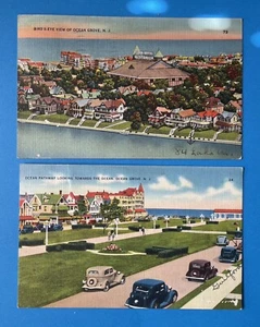 OCEAN GROVE New Jersey Linen Postcard Lot - Picture 1 of 4