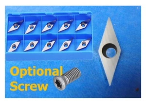 1 X Carbide Tip Insert 30x10mm Ci4 Diamond Sharp Point Detail for Woodturning UK - Picture 1 of 10