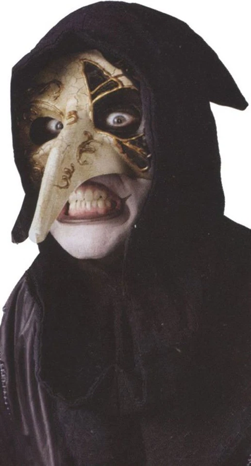 Carnivale Creeper Mask - Adult Costume Accessory - One Size - Black/Gold - Image 1 of 1