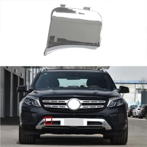 Front Bumper Tow Hook Eye Cap Cover Chrome For Mercedes X166 GLS450 2017-2019 - Picture 1 of 4