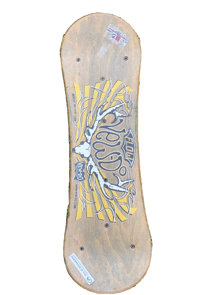 Tabla de equilibrio de flujo Flow VEW-DO SIN RODILLO AÑOS 90 Skateboarding Foto 1 de 4