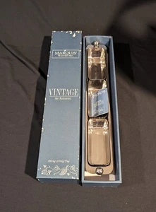 Vintage Waterford Marquis Stainless Bar Accessories Oblong Serving Tray-NIB - Picture 1 of 6