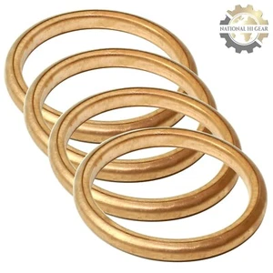 4-Pack Exhaust Pipe Gasket for Honda VF500F Interceptor 500 1984 1985 1986 - Picture 1 of 1