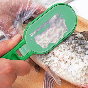 Fischhautbürste schnell entfernen Fischschuppen Schaber Hobel Küche Reinigungswerkzeuge  - Bild 1 von 3