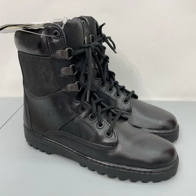 Rocky 911 Combat Boots Tactical Duty Military Lug Leather Black Womens 6.5 - Image 1 of 4