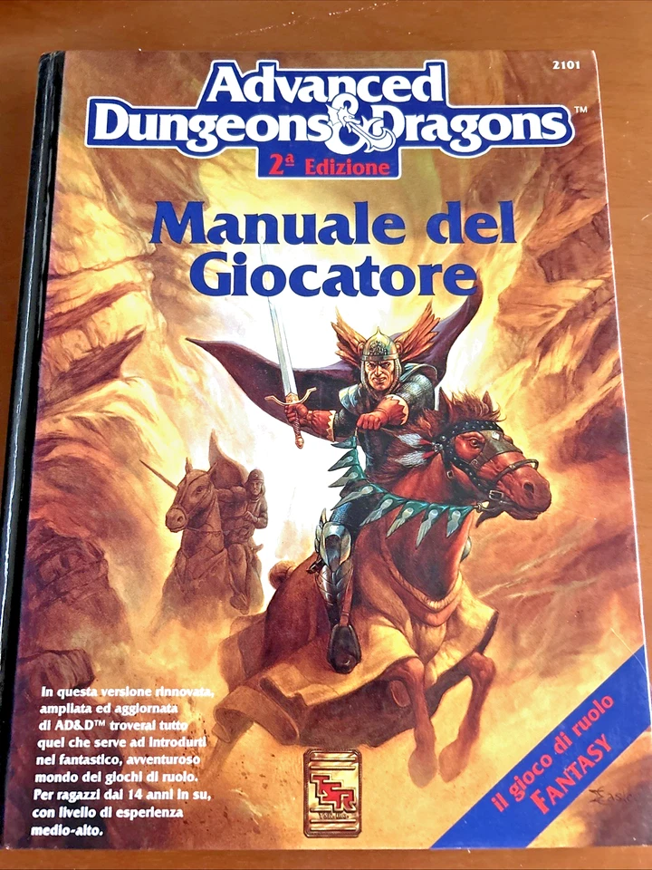 Manuale Del Giocatore. Advanced Dungeons&dragons 2 Edizione-  ottime condizioni  - Immagine 1 di 4