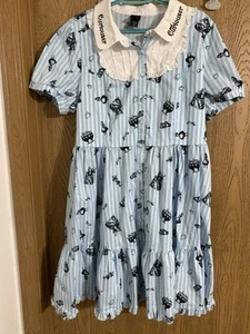 Disney Alice In Wonderland Curiouser & Curiouser Collared Dress size 2X - Picture 1 of 5