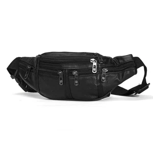 Bolso de cinturón de cuero genuino para hombre - Imagen 1 de 6