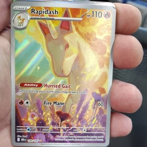 Rapidash Illustration Rare Pokémon Destined Rivals Karte 189/182 - Bild 1 von 2