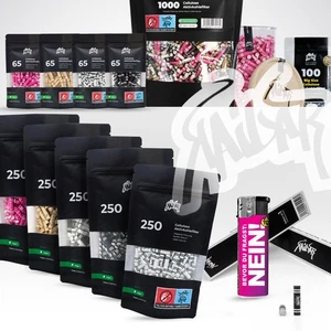 KAILAR Cellulose Aktivkohlefilter Alle Größen Ø5,9mm / 9mm  + Papers + Feuerzeug - Bild 1 von 15