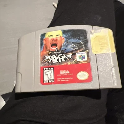 Nintendo 64 WCW Mayhem N64 Video Game Cartridge Only Retro Authentic - Image 1 of 2