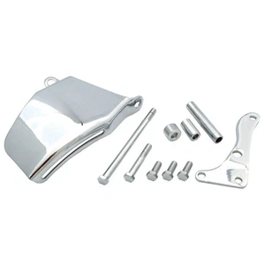 Spectre for 69-86 SB Chevy (w/Long Water Pump) Alternator Bracket Set - Chrome - Picture 1 of 5