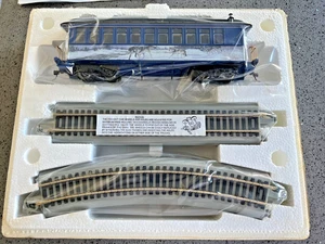 BACHMANN HAWTHORNE VILLAGE MOONLIGHT EXPRESS "Wanderers coach car & E-Z Track. - Picture 1 of 12