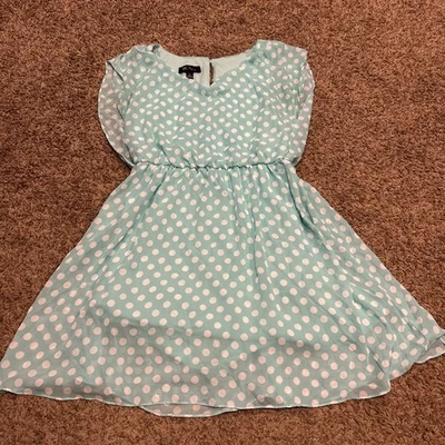 BCX Dress Sleeveless Teal Green Lined Polyester Women's Size S B29 - Image 1 of 3