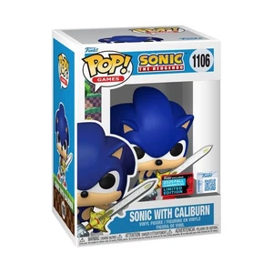 Funko POP Sonic with Caliburn 2025 NYCC #1106 Vinyl Figure - Picture 1 of 2