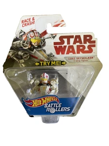 Disney Star Wars LUKE SKYWALKER X-Wing Fighter Battle Rollers Hot Wheels 2017 - Picture 1 of 9