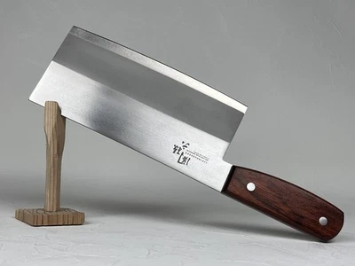 KAI Seki Magoroku 3mm thick Chinese cleaver 175 mm Mo.V steel brown handle - Image 1 of 4