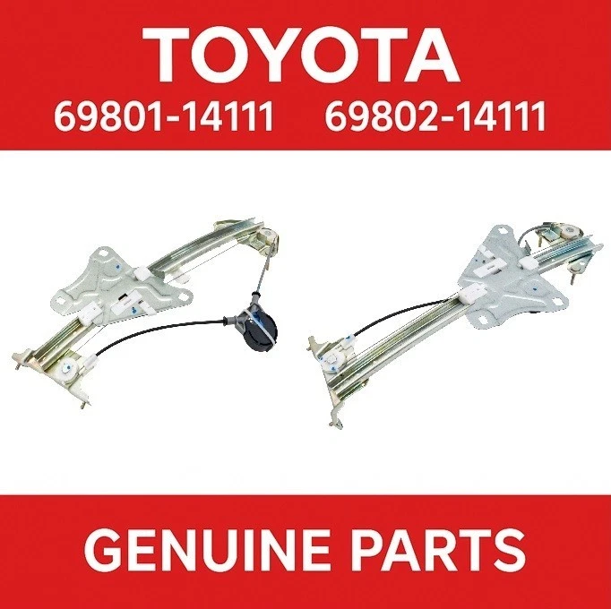 TOYOTA SUPRA JZA80 MK4 1993-1998 JUEGO REGULADOR VENTANA PUERTA DERECHA E IZQUIERDA GENUINO Foto 1 de 1