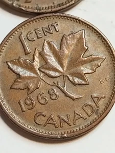 1968 Canada 1 cent coin - Picture 1 of 3