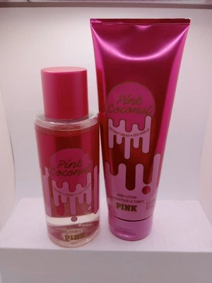 Victoria's Secret Pink Coconut Fragrance Mist & Lotion Set By PINK New & SEALED - Image 1 of 4
