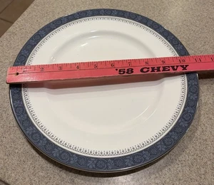 SET OF 6 ROYAL DOULTON SHERBROOKE Dinner Plates 10 3/4” EXC CONDITION - Picture 1 of 6