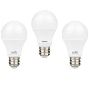 Sunlite 80859-SU LED A19 Light Bulb, Non-Dimmable 11 Watt (75W Equivalent), 1100 - Picture 1 of 5