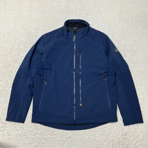 BERETTA Jacket Men Large Blue Softshell Windbreaker Full Zip Outdoors Hunting - Picture 1 of 17
