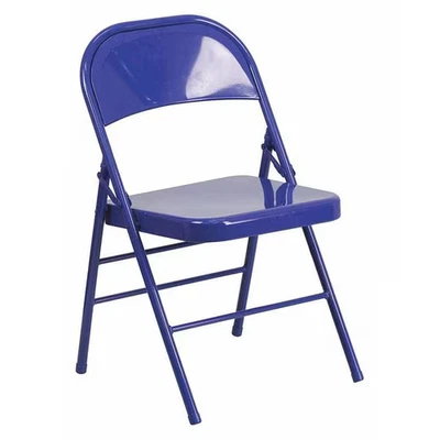 Silla Plegable Flash Furniture,Azul Cobalto HF3-AZUL-GG Flash Furniture Foto 1 de 4