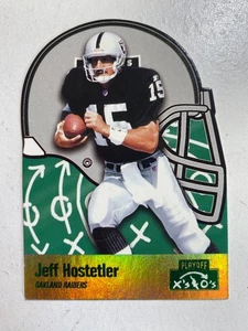 Jeff Hostetler 1996 Playoff Prime X's and O's Die Cut Insert - Picture 1 of 2