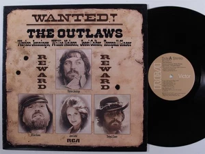 WAYLON JENNINGS/WILLIE NELSON/JESSI COLTER/TOMPALL GLASER Outlaws RCA LP VG+ z - Picture 1 of 2