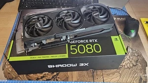 MSI NVIDIA GeForce RTX 5080 16GB Shadow 3x OC Graphics Card - Picture 1 of 10