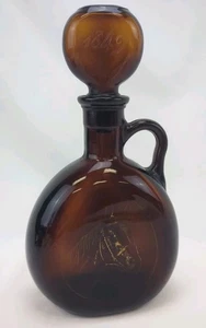 OLD FITZGERALD Bourbon Whiskey Man O' War Horse Liquor Bottle 1969 Decanter - Picture 1 of 5