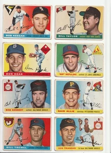 Lotto carte Topps Baseball (17) 1955/set parziale buone ottime condizioni vintage anni '50 - Foto 1 di 6