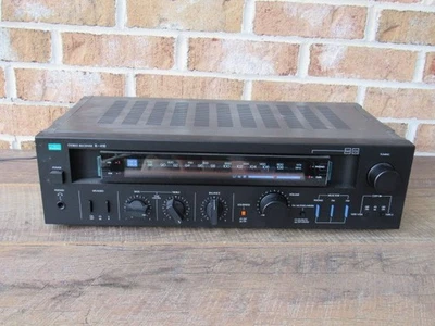 VINTAGE BLACK SANSUI R-410 AM/FM STEREO RECEIVER AMPLIFIER PHONO INPUT JAPAN 410 - Image 1 of 4