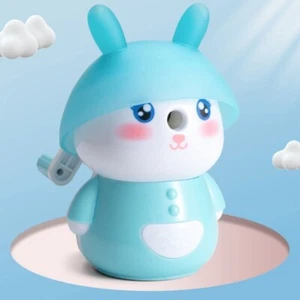 Cartoon Bunny Pencil Sharpener Portable Manual Pencil Sharpener School Supplies - Afbeelding 1 van 9
